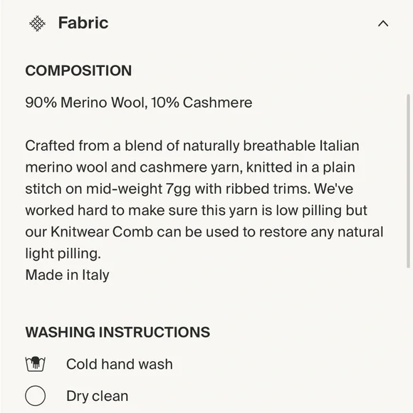 ME+EM merino cashmere a-line skirt